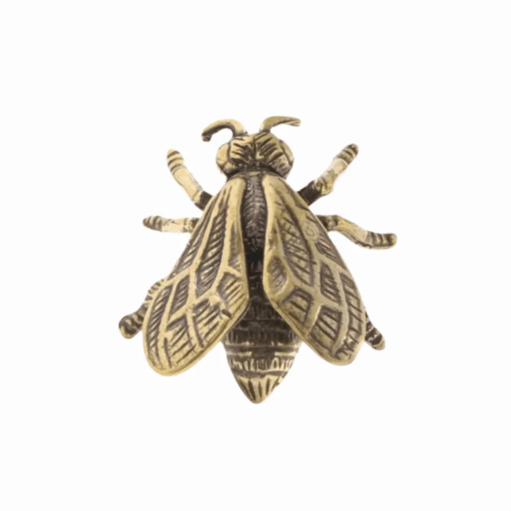 Élégante poignée en laiton d'abeille