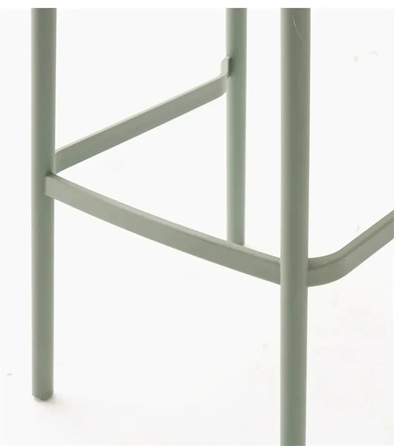 Chaises de bar en plastique simple moderne
