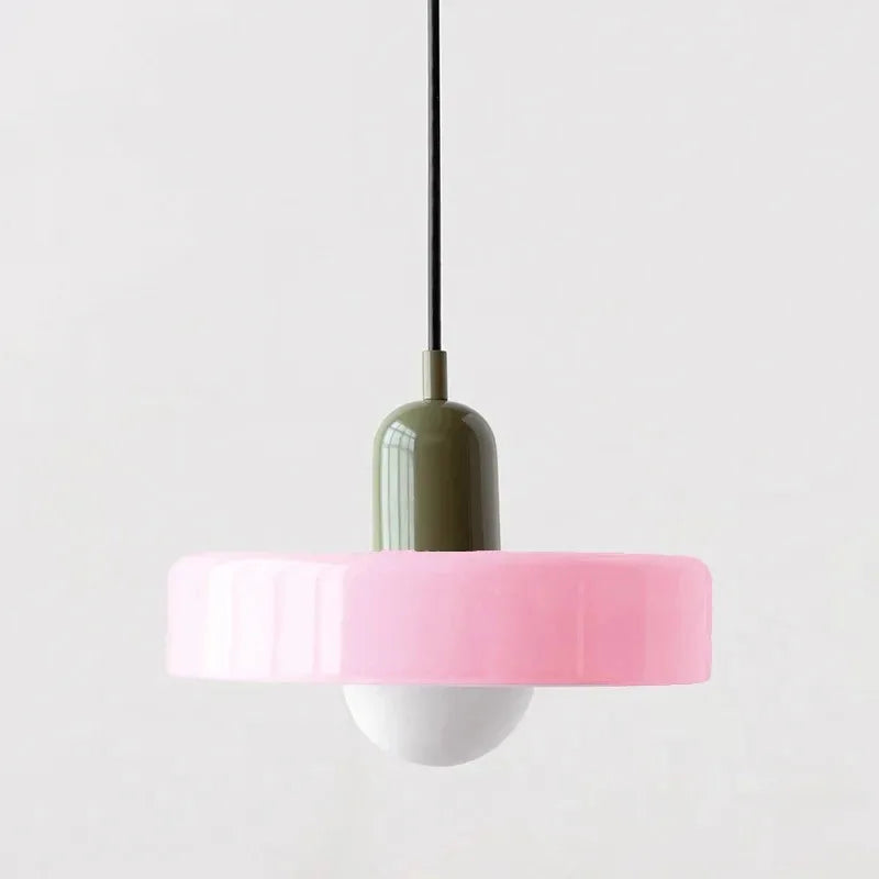 Lustre de plafond coloré