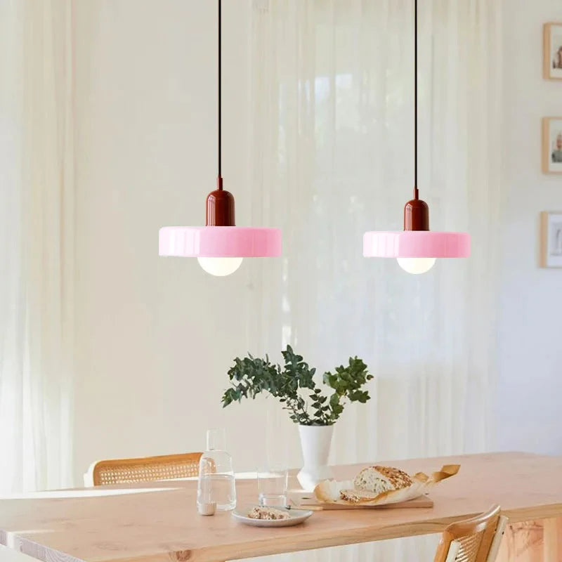 Lustre de plafond coloré