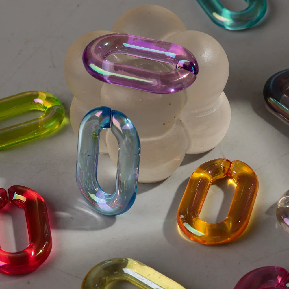 Acrylique Transparent Ovales