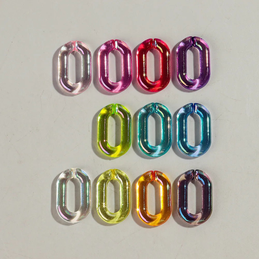 Acrylique Transparent Ovales