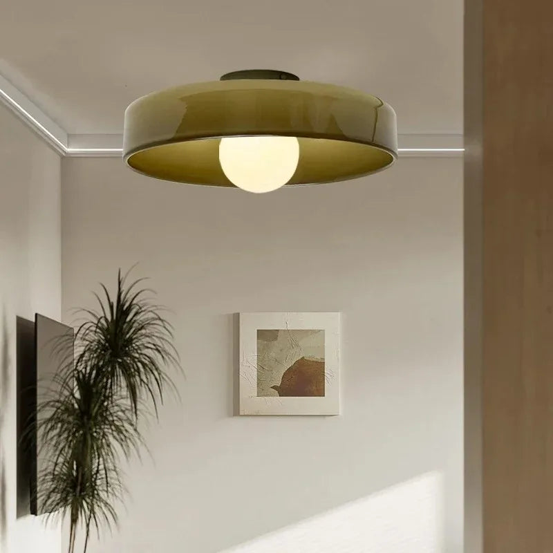 Plafonnier en verre LED nordique