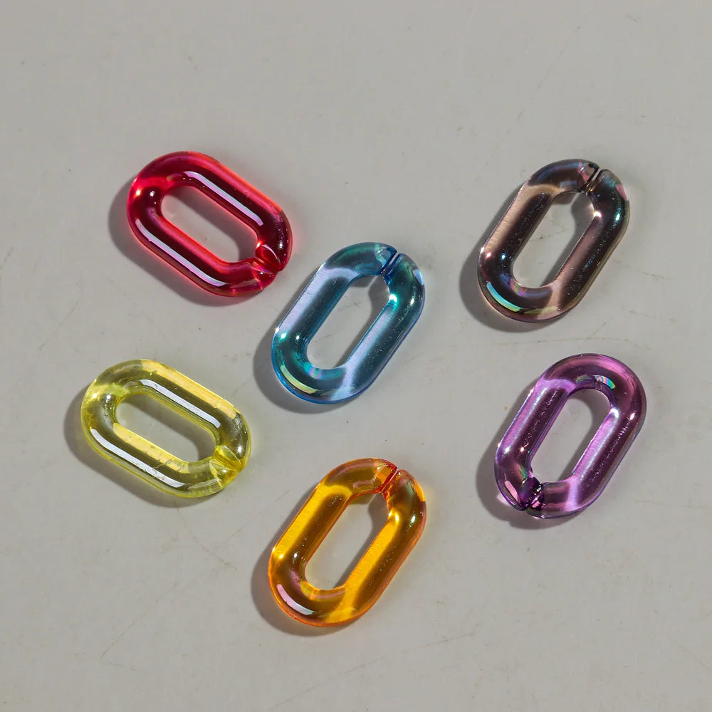 Acrylique Transparent Ovales