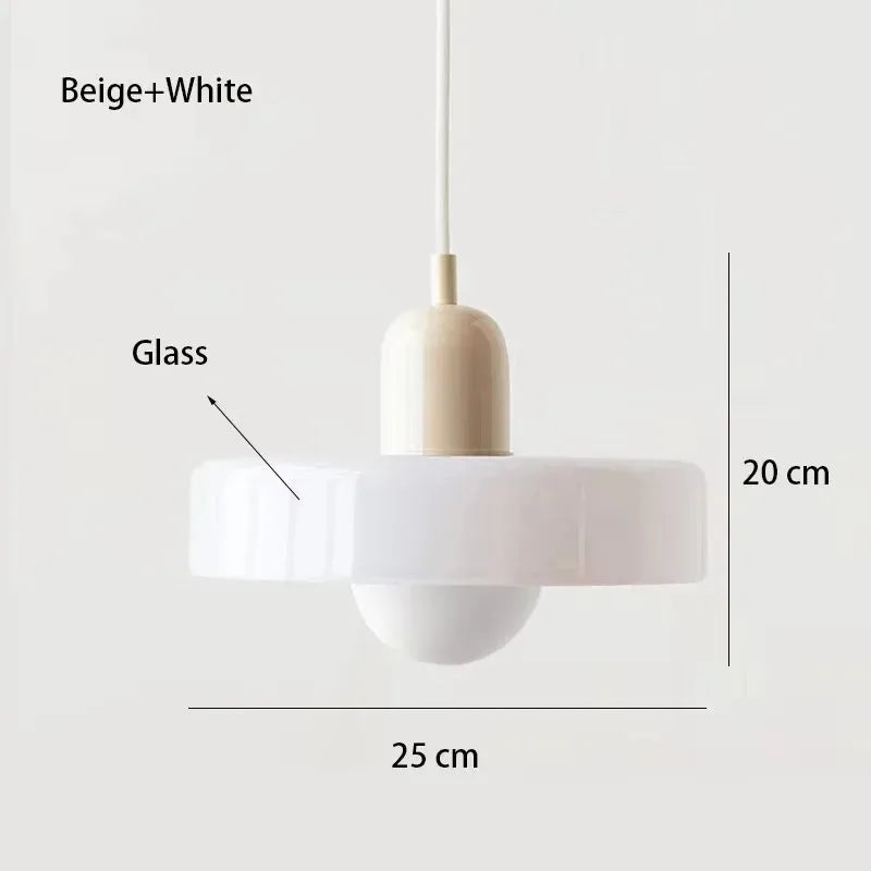 Lustre de plafond coloré