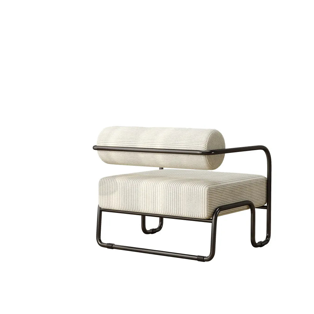 Chaise d'appoint en velours côtelé