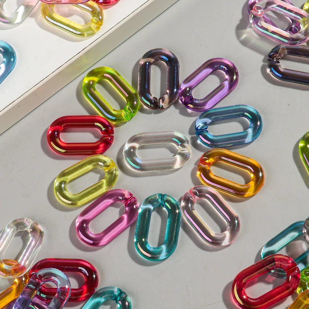 Acrylique Transparent Ovales