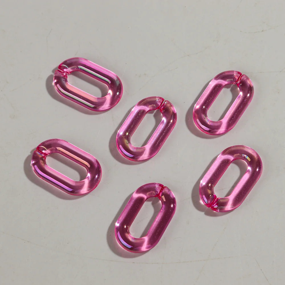 Acrylique Transparent Ovales