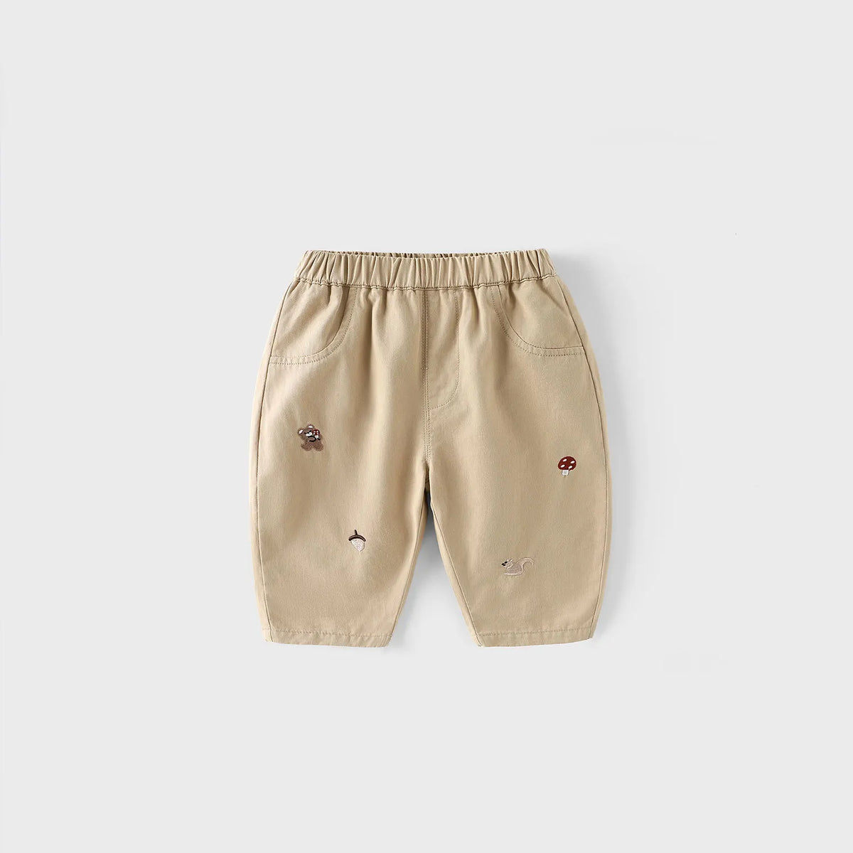 Pantalon Harem Enfant Brodé - Motifs Forêt, Sable ou Rayé