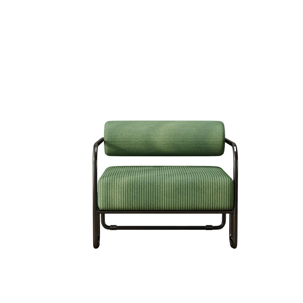 Chaise d'appoint en velours côtelé