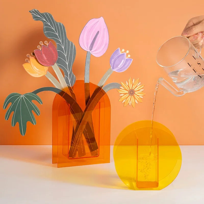 Vases en acrylique