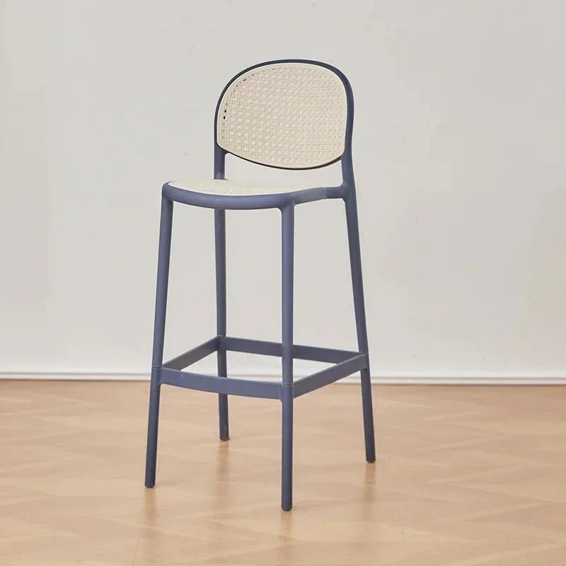 Tabourets de bar en plastique modernes et simples