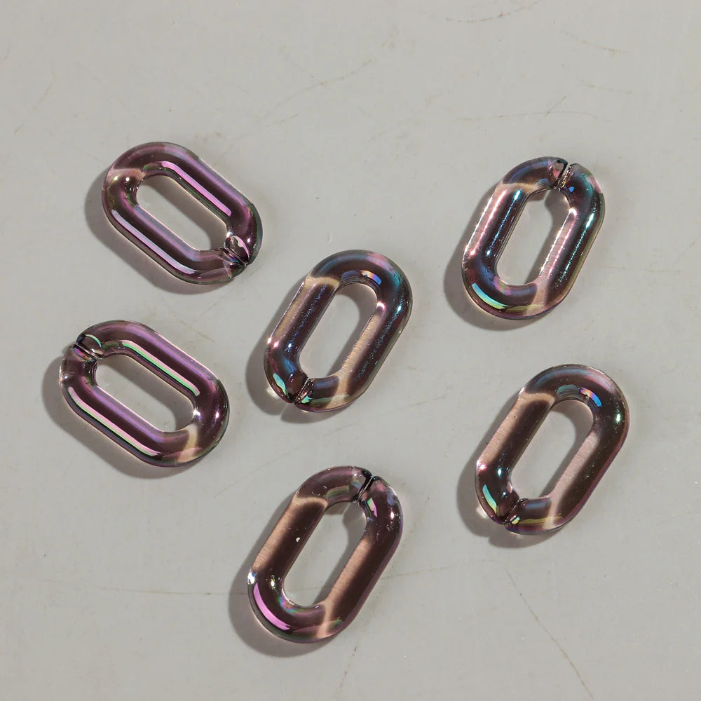Acrylique Transparent Ovales