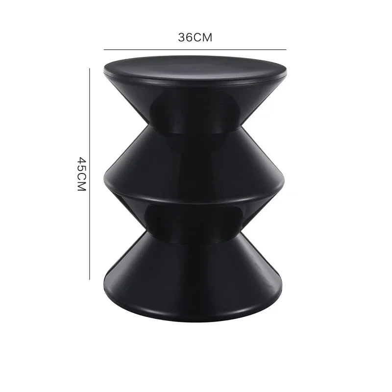 Tabouret bas en plastique