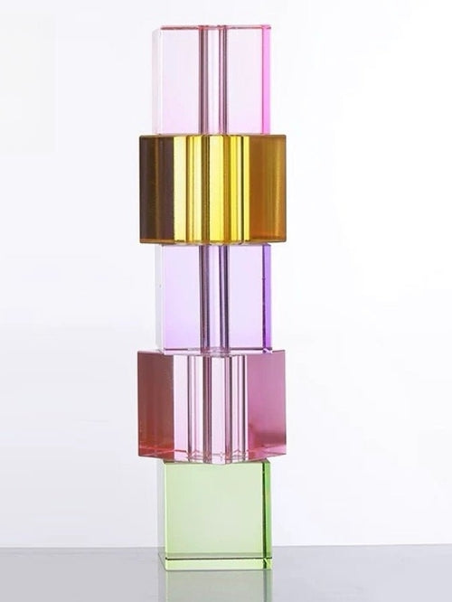 Vase Soliflore Cube Cristal